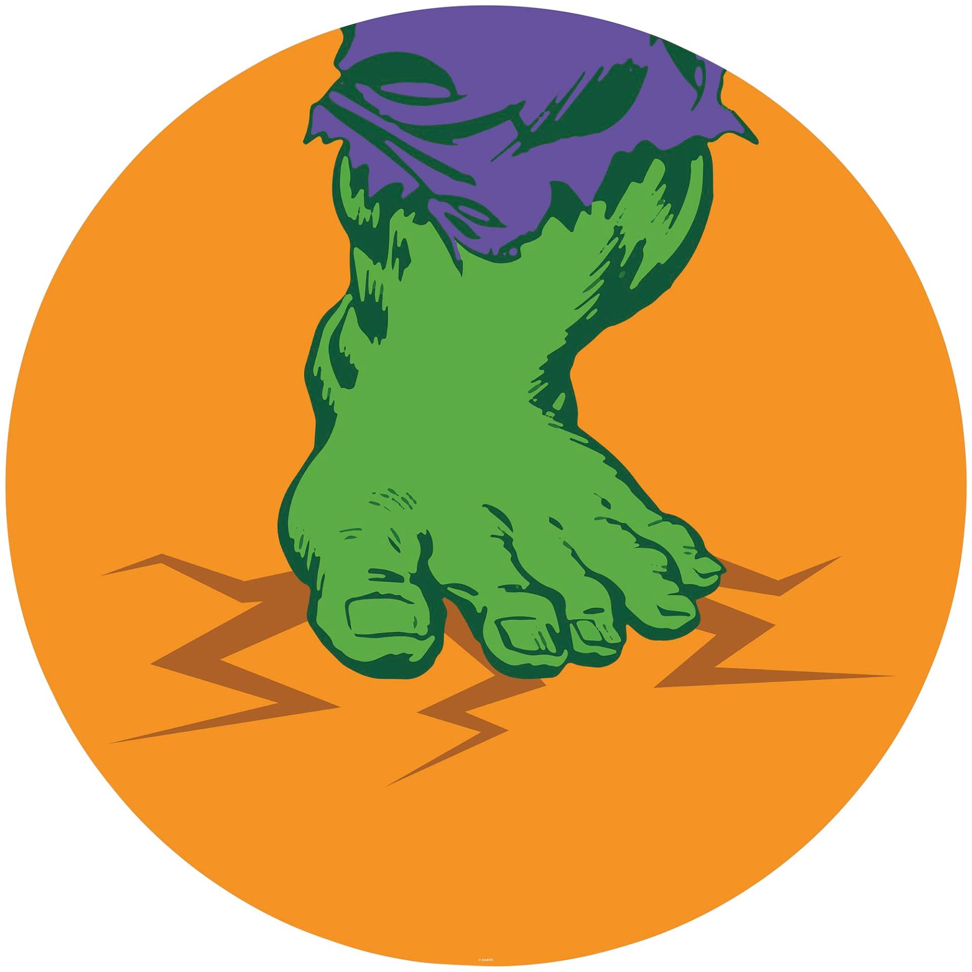 Komar Fototapete »Avengers Hulk's Foot Pop Art« von Komar