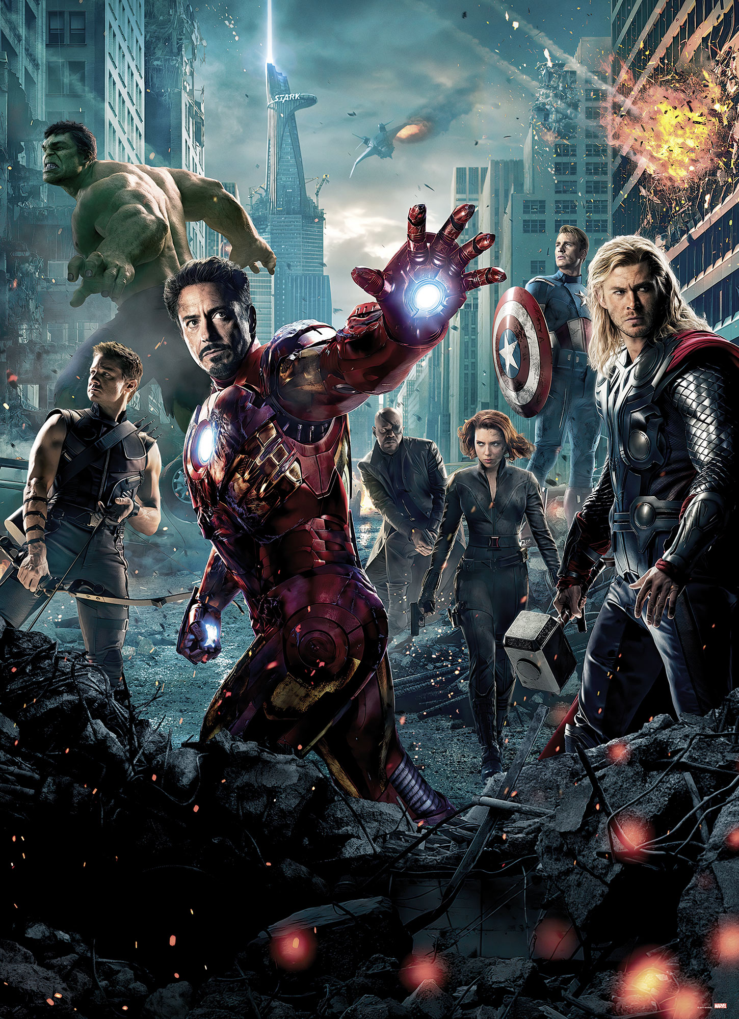 Komar Fototapete »Avengers Movie Poster« von Komar