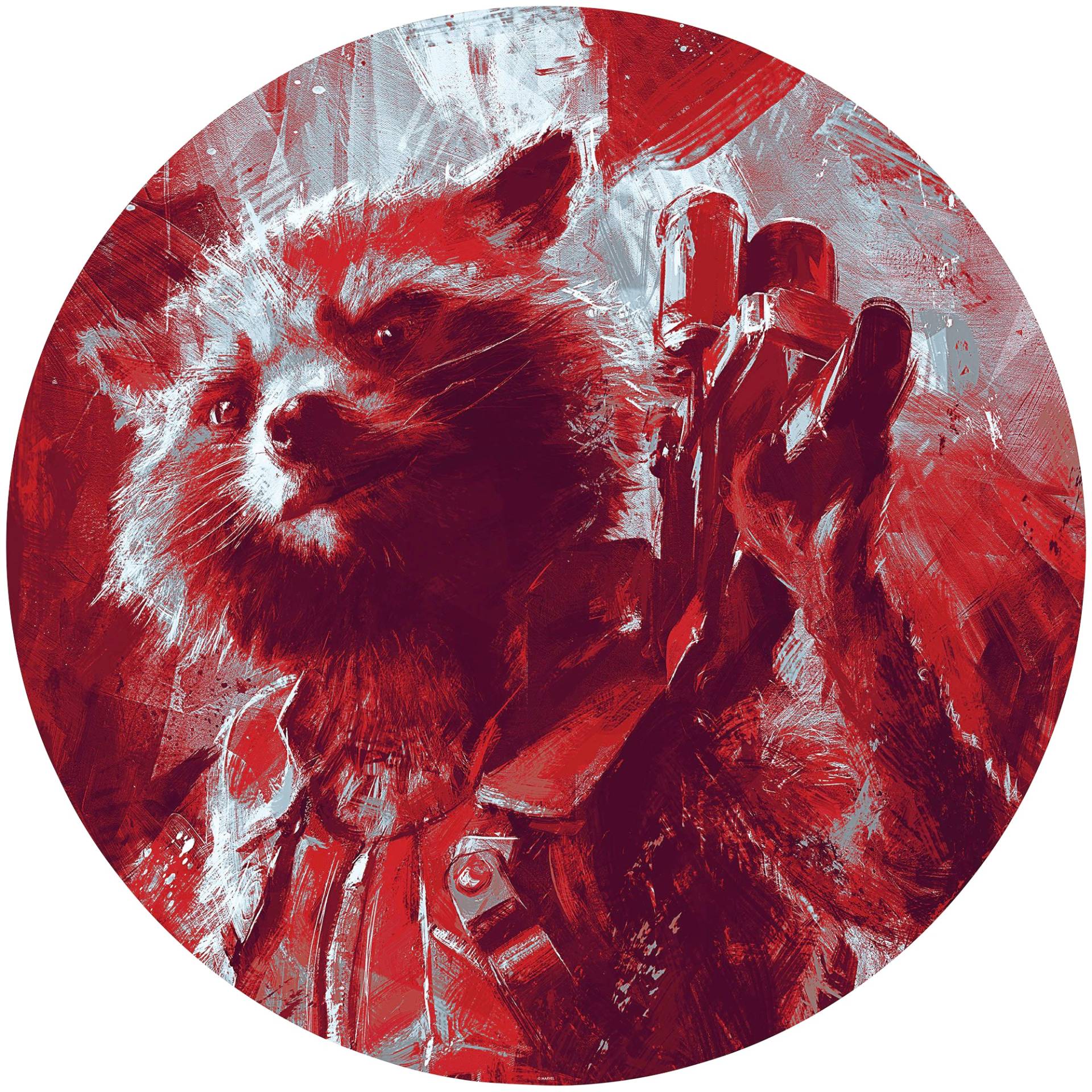 Komar Fototapete »Avengers Painting Rocket Raccoon« von Komar