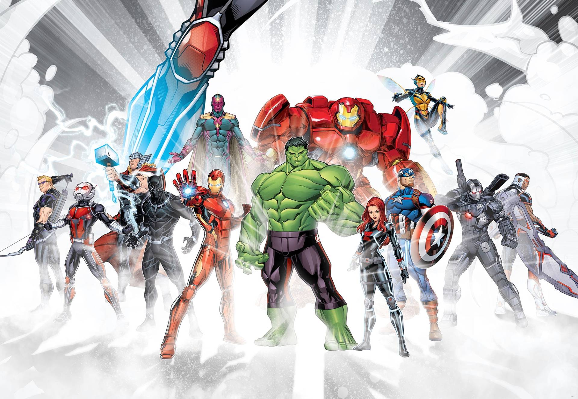 Komar Fototapete »Avengers Unite« von Komar