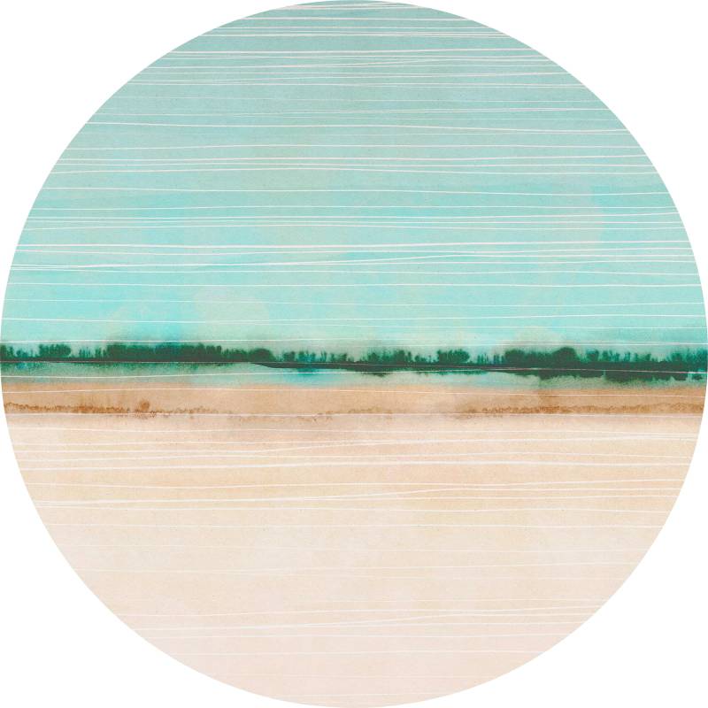 Komar Fototapete »Vlies selbstklebend - Beachside - Grösse 125 x 125 cm«, bedruckt, Wohnzimmer, Schlafzimmer von Komar