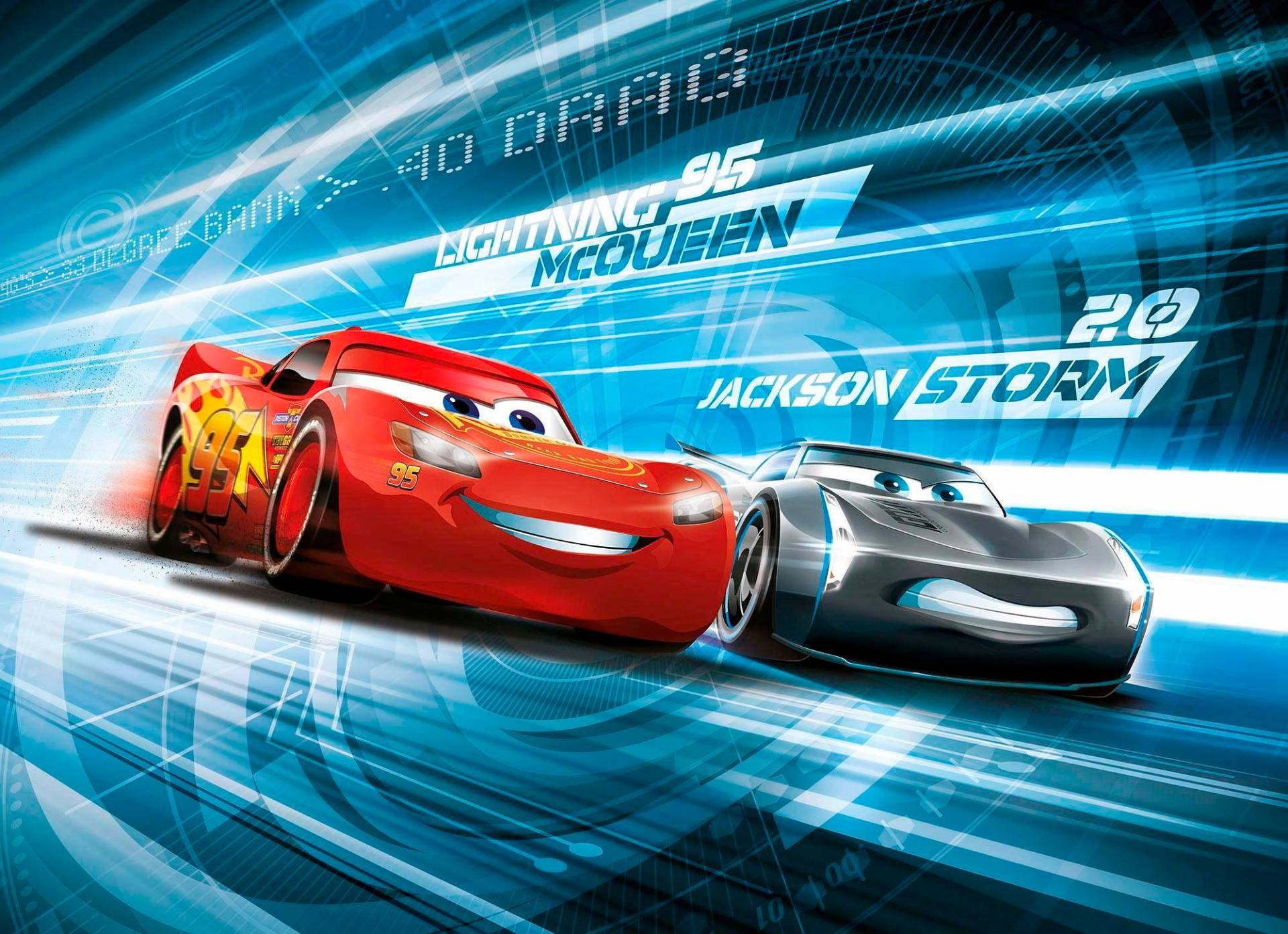 Komar Fototapete »Cars3 Simulation« von Komar