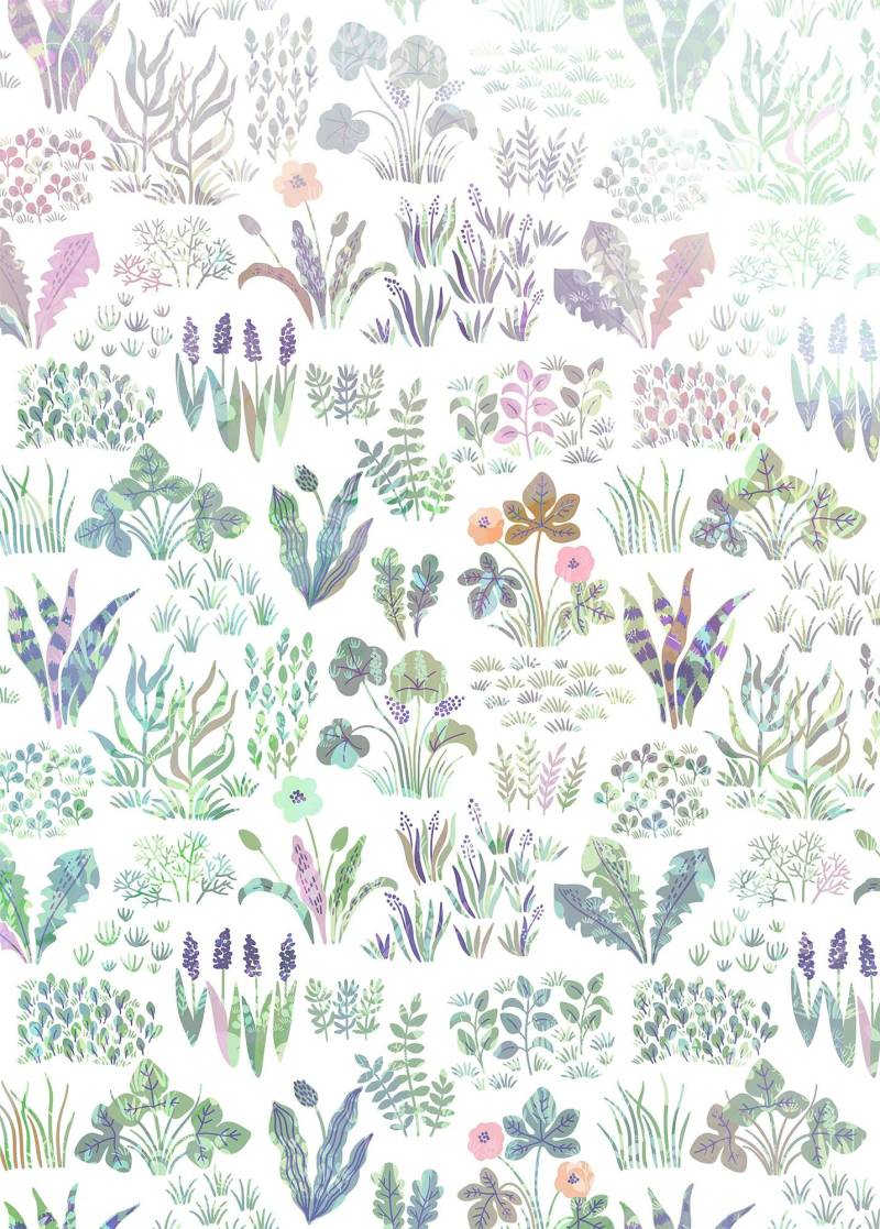 Komar Vliestapete »Digitaldruck Vlies - Flower Farm - Grösse 200 x 280 cm«, bedruckt, Kinderzimmer von Komar