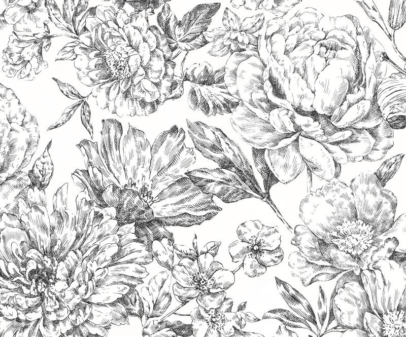 Komar Vliestapete »Digitaldruck Vlies - Flowerbed - Grösse 300 x 250 cm«, bedruckt, Wohnzimmer, Schlafzimmer von Komar