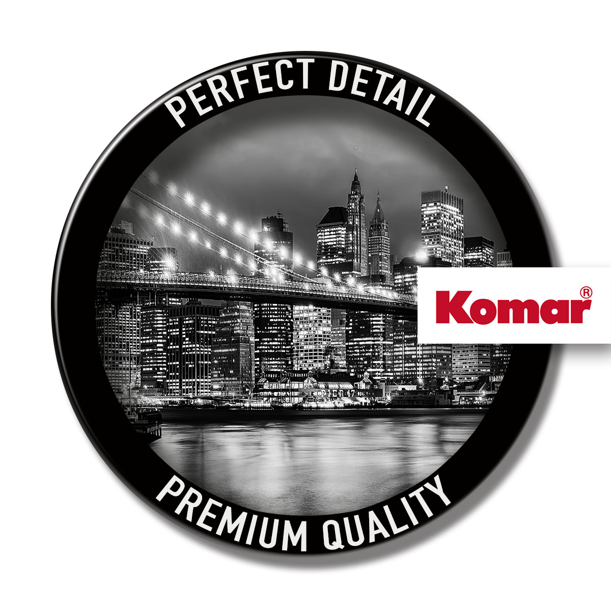 Komar Fototapete »Brooklyn Bridge B/W« von Komar