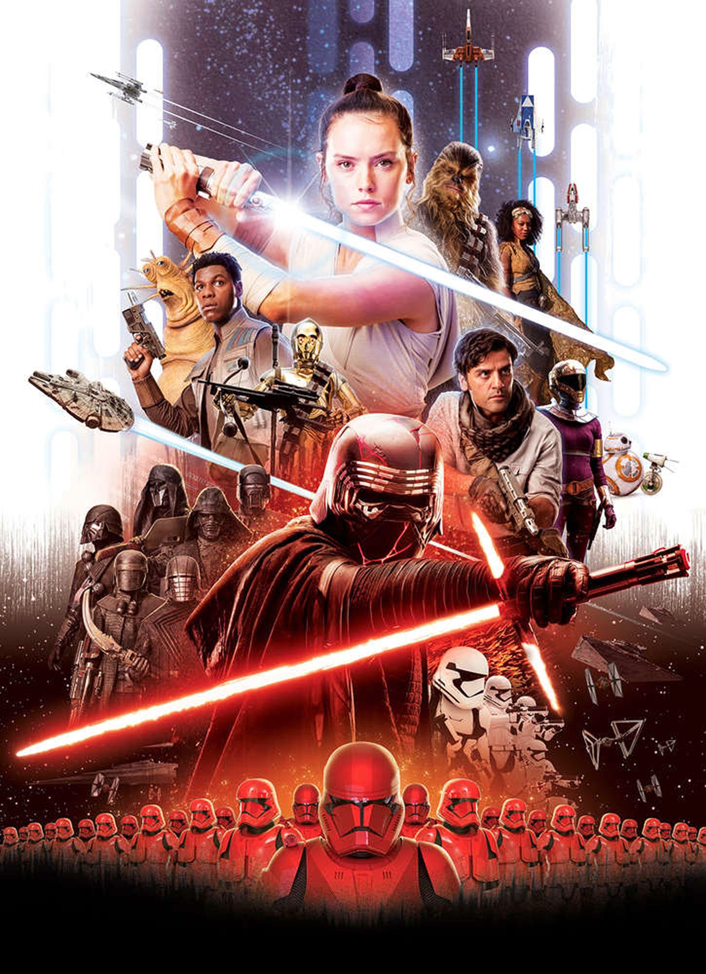 Komar Fototapete »STAR WARS EP9 Movie Poster Rey« von Komar