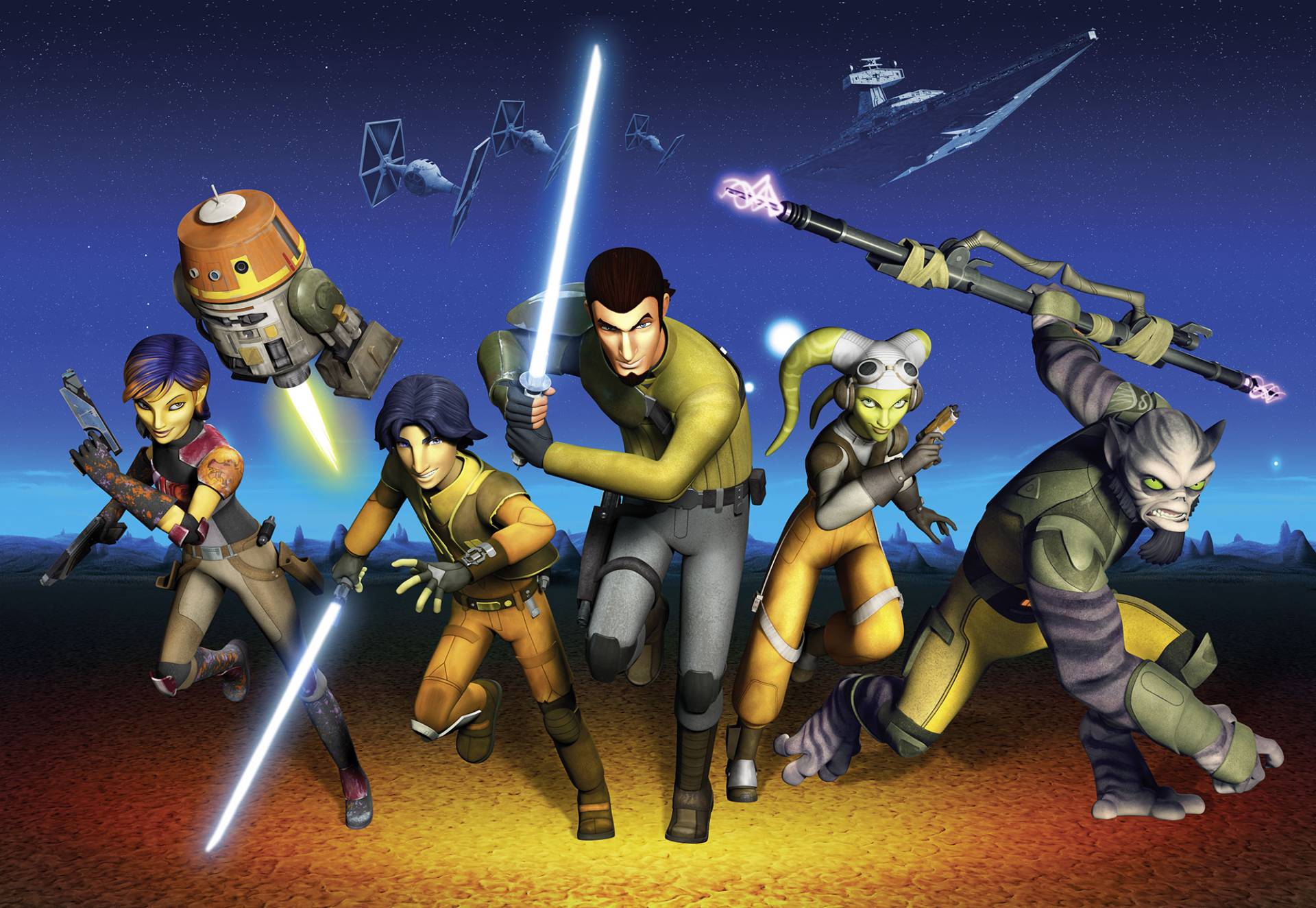 Komar Fototapete »STAR WARS Rebels Run« von Komar