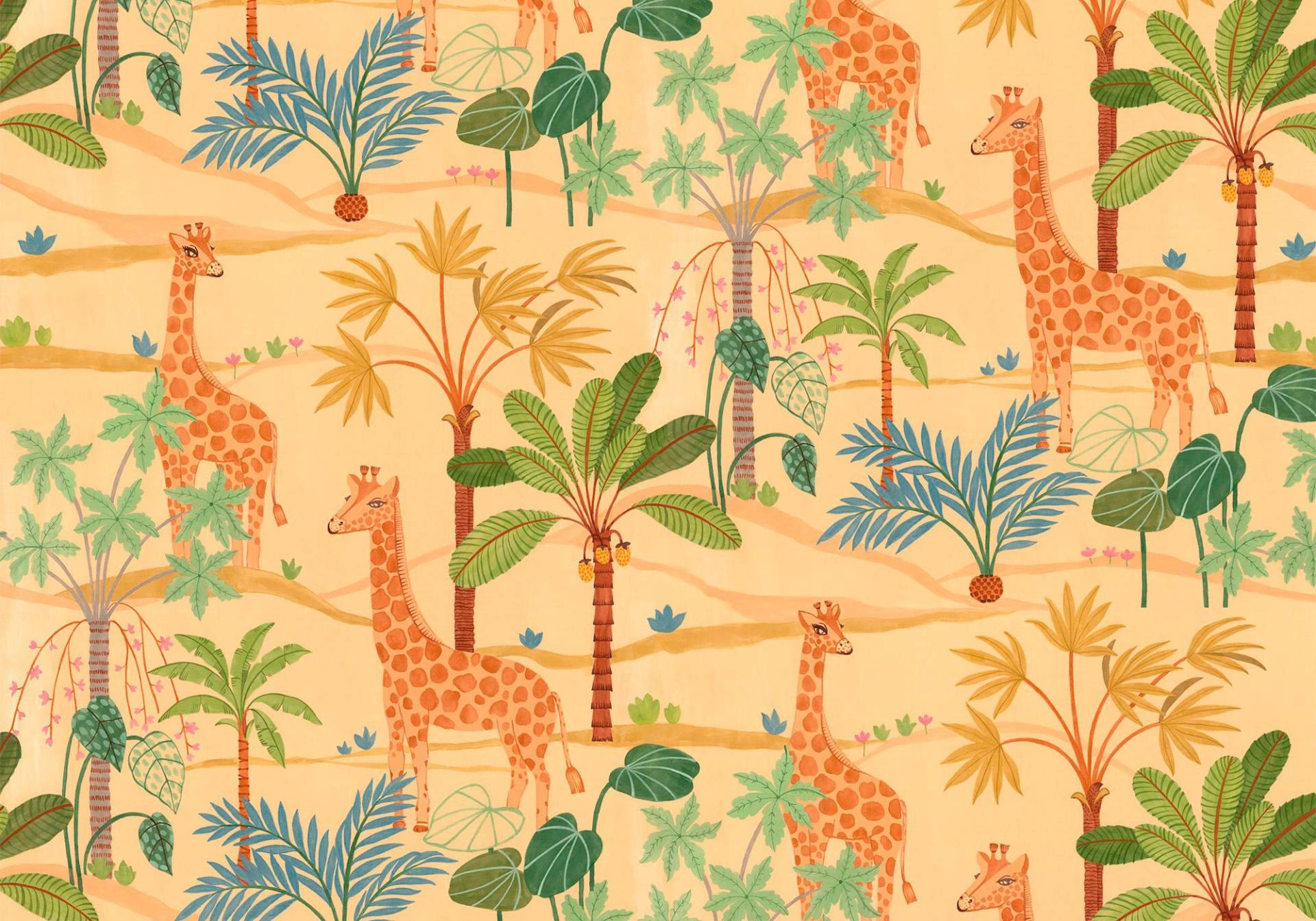Komar Vliestapete »Digitaldruck Vlies - Giraffe Crew - Grösse 400 x 280 cm«, bedruckt, Kinderzimmer Komar Vliestapete »Digitaldruck Vlies - Giraffe Crew - Grösse 400 x 280 cm«, bedruckt, Kinderzimmer von Komar