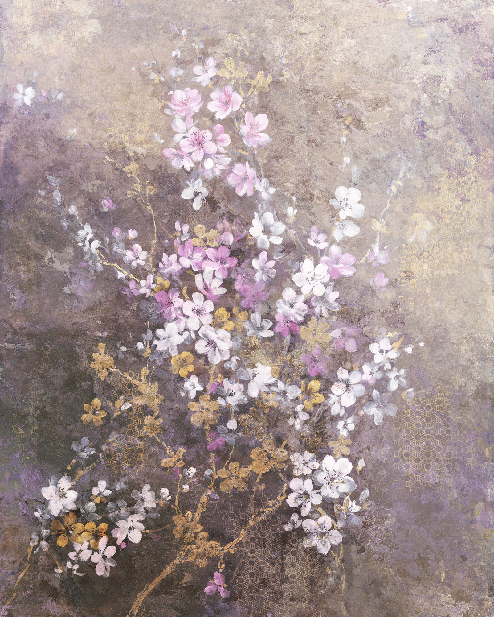Komar Vliestapete »Digitaldruck Vlies - Hanami - Grösse 200 x 250 cm«, bedruckt, Wohnzimmer, Schlafzimmer von Komar