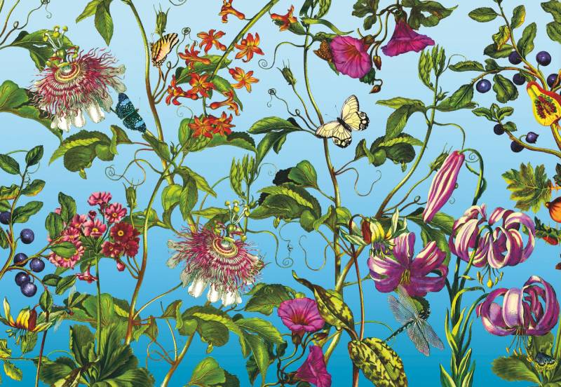 Komar Vliestapete »Vlies - Jardin - Grösse 368 x 248 cm«, bedruckt, Wohnzimmer, Schlafzimmer von Komar