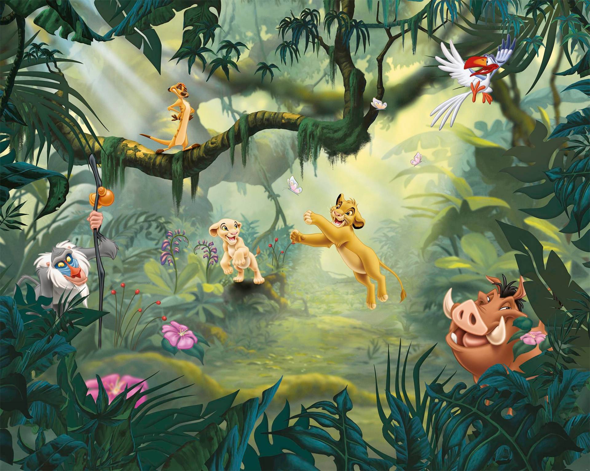 Komar Vliestapete »Digitaldruck Vlies - Lion King Hakuna Matata - Grösse 350 x 280 cm«, bedruckt, Kinderzimmer Komar Vliestapete »Digitaldruck Vlies - Lion King Hakuna Matata - Grösse 350 x 280 cm«, bedruckt, Kinderzimmer von Komar