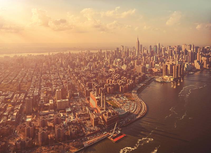 Komar Fototapete »Manhattan - Grösse 254 x 184 cm«, bedruckt, Wohnzimmer, Schlafzimmer von Komar