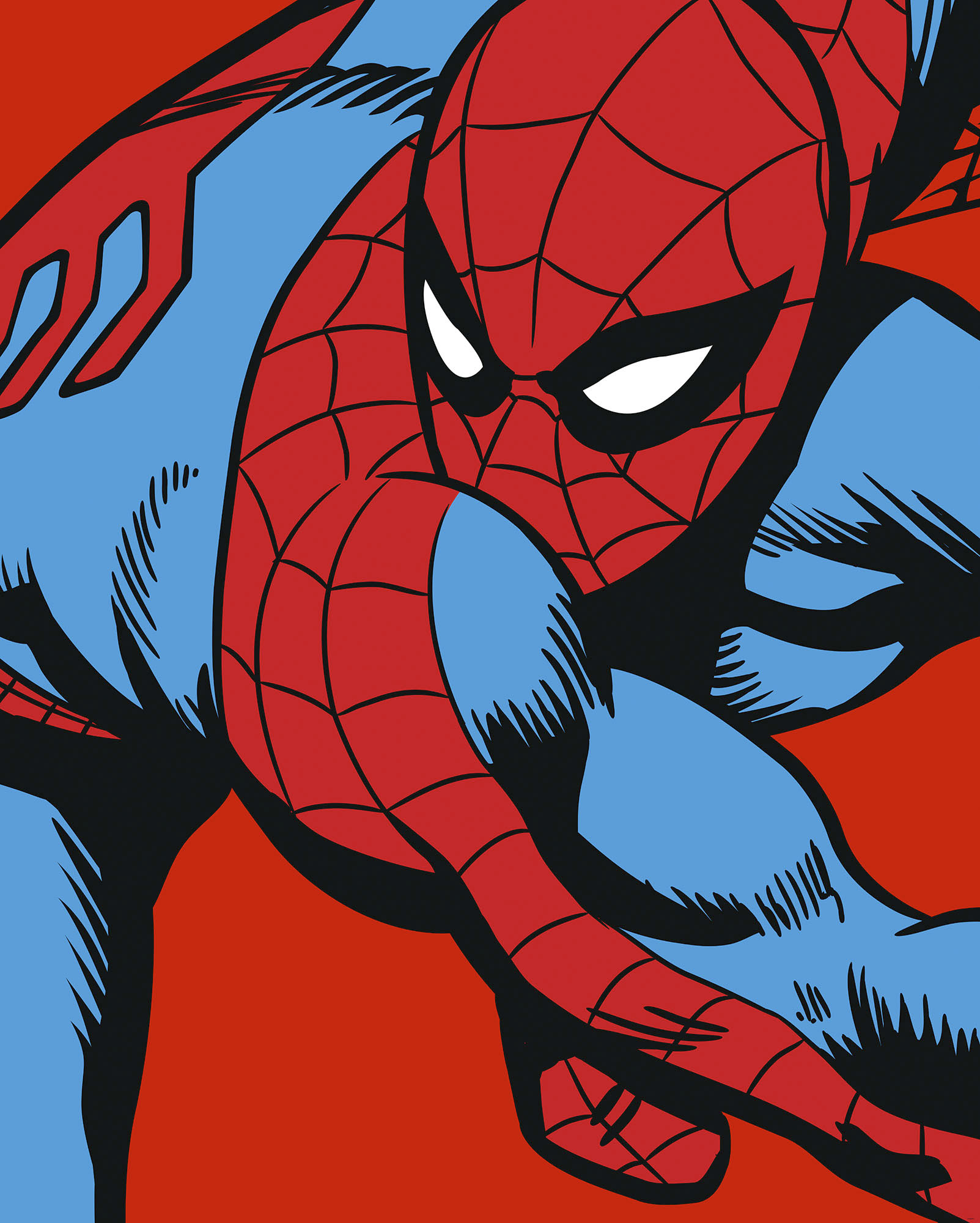 Komar Vliestapete »Marvel PowerUp Spider-Man Watchout« von Komar
