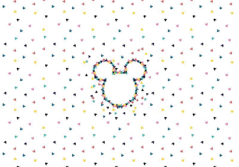Komar Vliestapete »Digitaldruck Vlies - Mickey Heads-Up - Grösse 400 x 280 cm«, bedruckt, Kinderzimmer von Komar