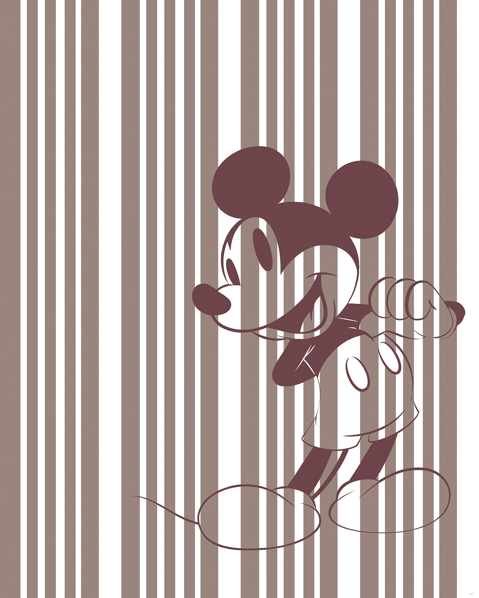 Komar Vliestapete »Digitaldruck Vlies - Mickey Tone-on-Tone - Grösse 200 x 250 cm«, bedruckt, Kinderzimmer von Komar