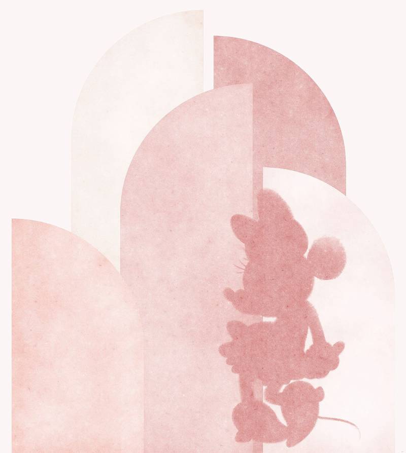 Komar Vliestapete »Digitaldruck Vlies - Minnie Creative Aesthetic - Grösse 250 x 280 cm«, bedruckt, Kinderzimmer von Komar