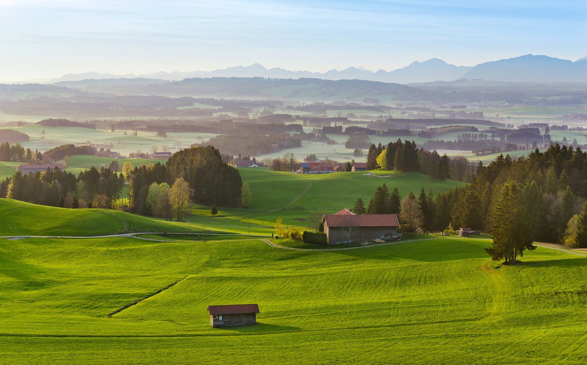 Komar Vliestapete »Paradiesisches Bayern« von Komar