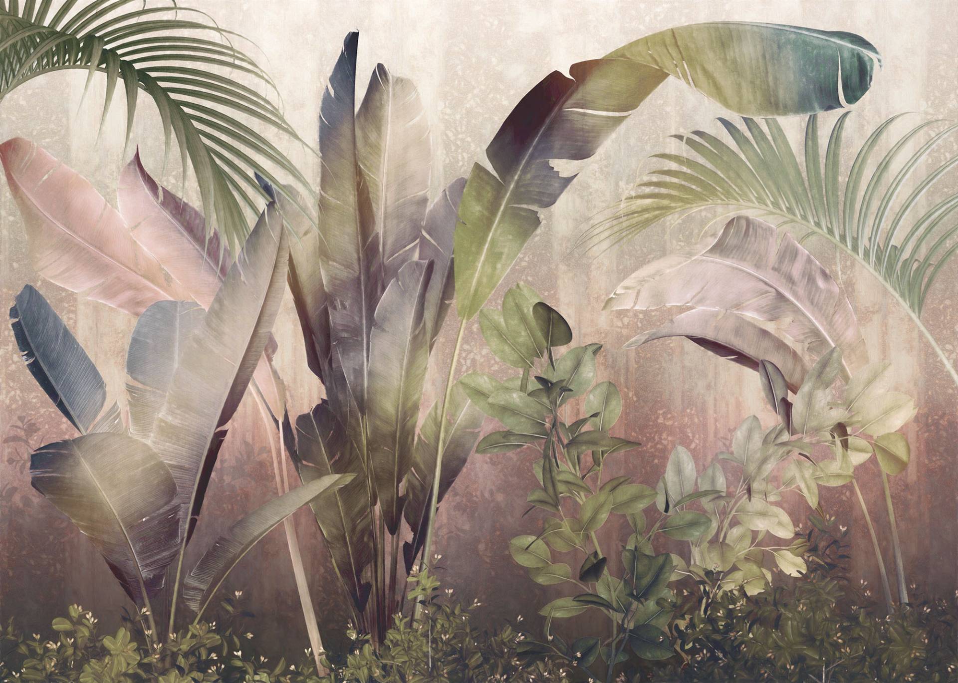 Komar Vliestapete »Digitaldruck Vlies - Rainforest Mist - Grösse 350 x 250 cm«, bedruckt, Wohnzimmer, Schlafzimmer von Komar