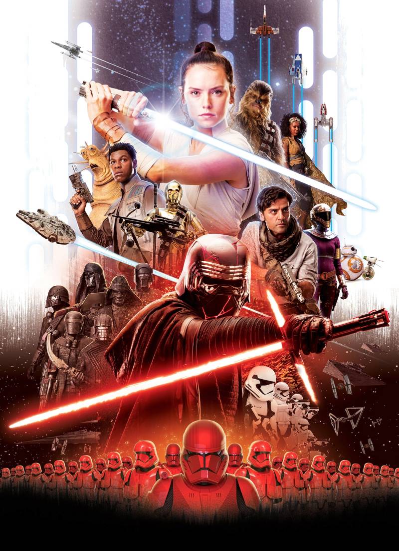 Komar Fototapete »STAR WARS EP9 Movie Poster Rey - Grösse 184 x 254 cm«, bedruckt, Kinderzimmer von Komar