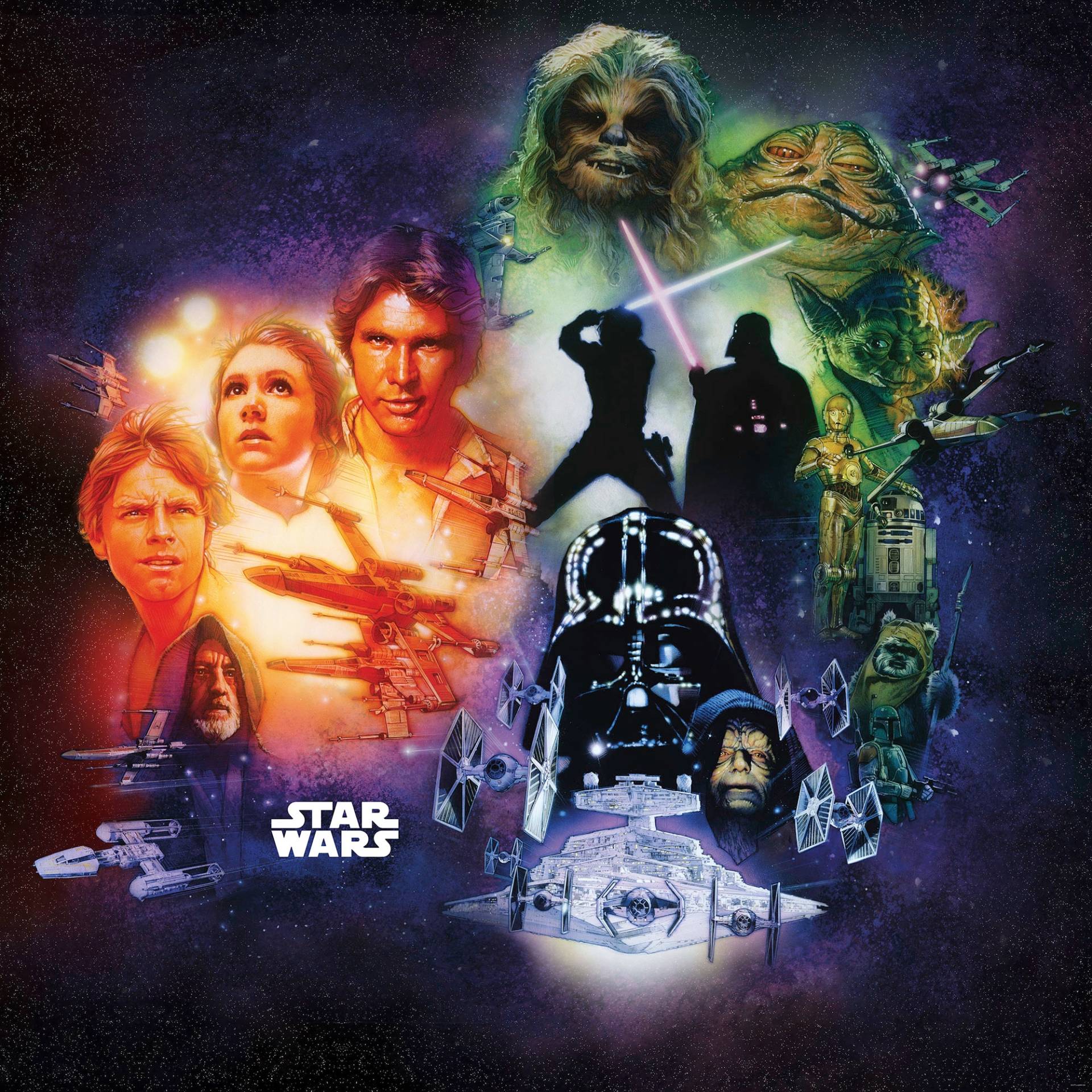 Komar Vliestapete »Star Wars Classic Poster Collage« von Komar