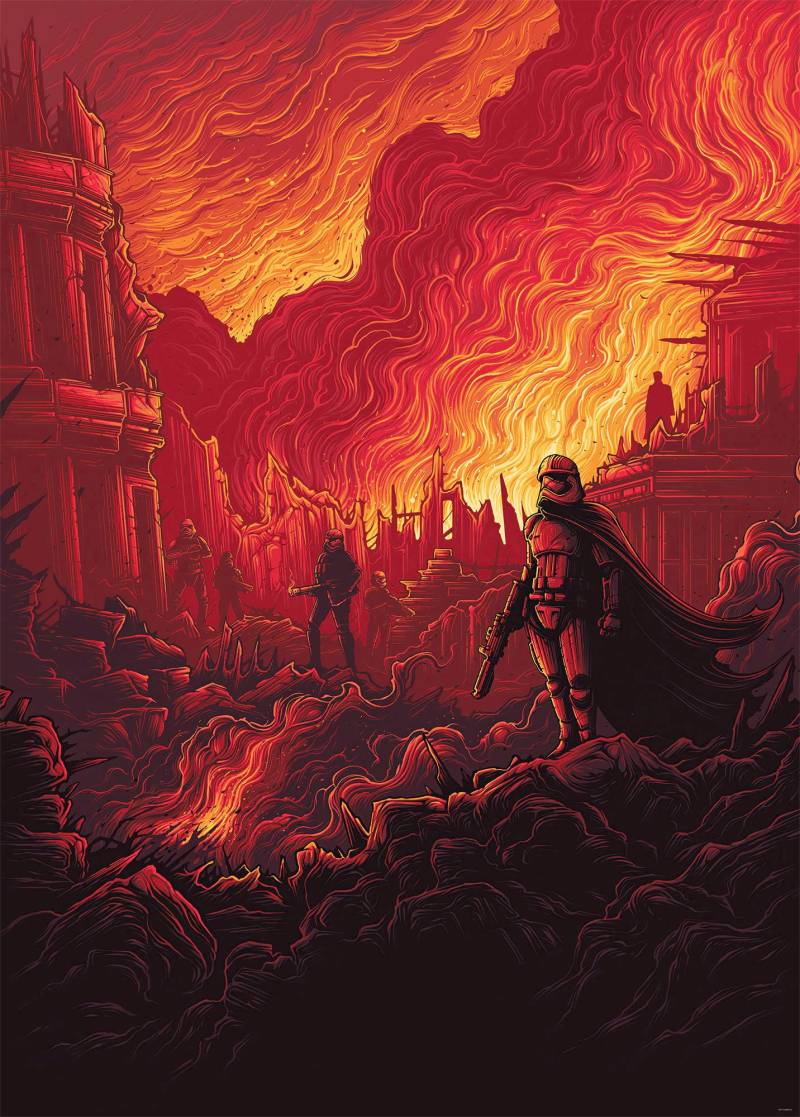 Komar Vliestapete »Digitaldruck Vlies - Star Wars First Order Purge - Grösse 200 x 280 cm«, bedruckt, Kinderzimmer von Komar