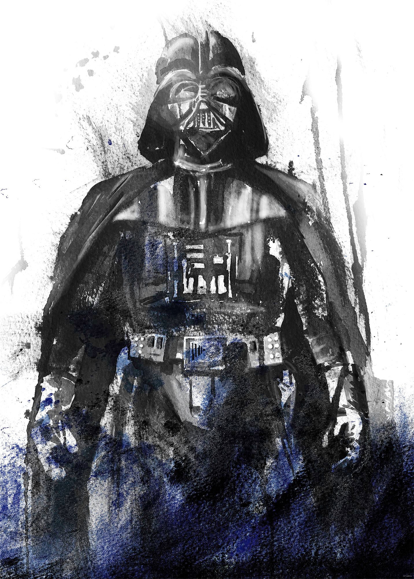 Komar Vliestapete »Star Wars Watercolor Vader« von Komar