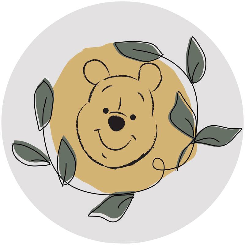 Komar Fototapete »Vlies selbstklebend - Winnie the Pooh Garland - Grösse 125 x 125 cm«, bedruckt, Kinderzimmer von Komar