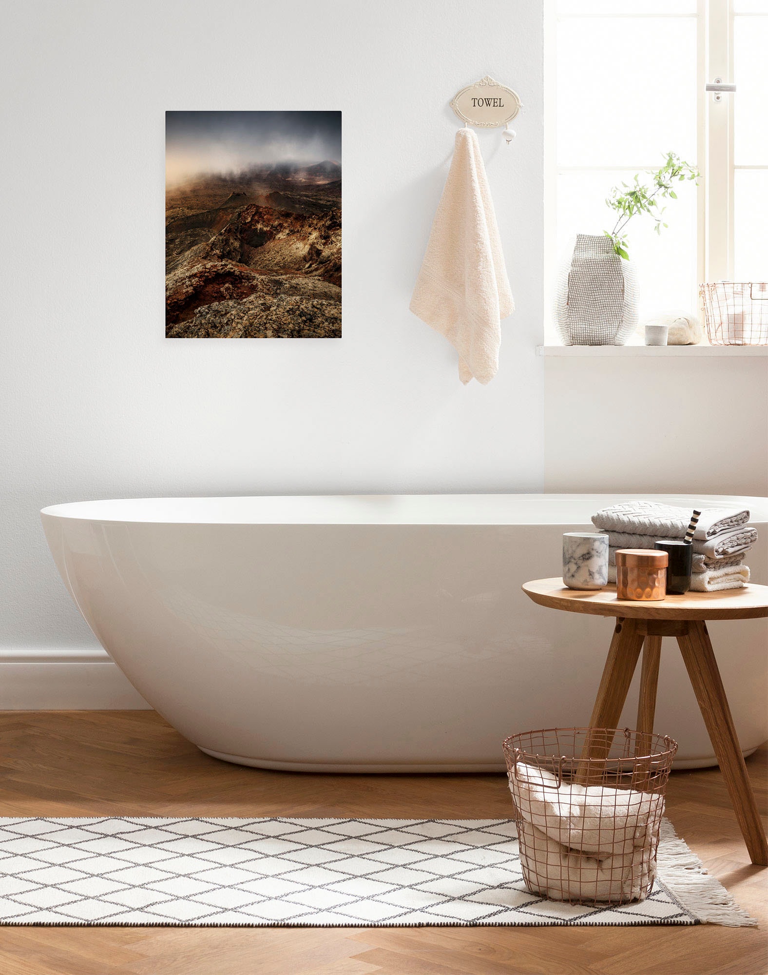 Komar Leinwandbild »Down to Earth - Grösse 30 x 40 cm«, Baum-Blätter-Natur-Berge-Blumen-Foto-Jahreszeiten-Landschaft-Meer-Strand-Palmen, (Packung, 1 St.), Keilrahmenbild mi Echtholzrahmen von Komar