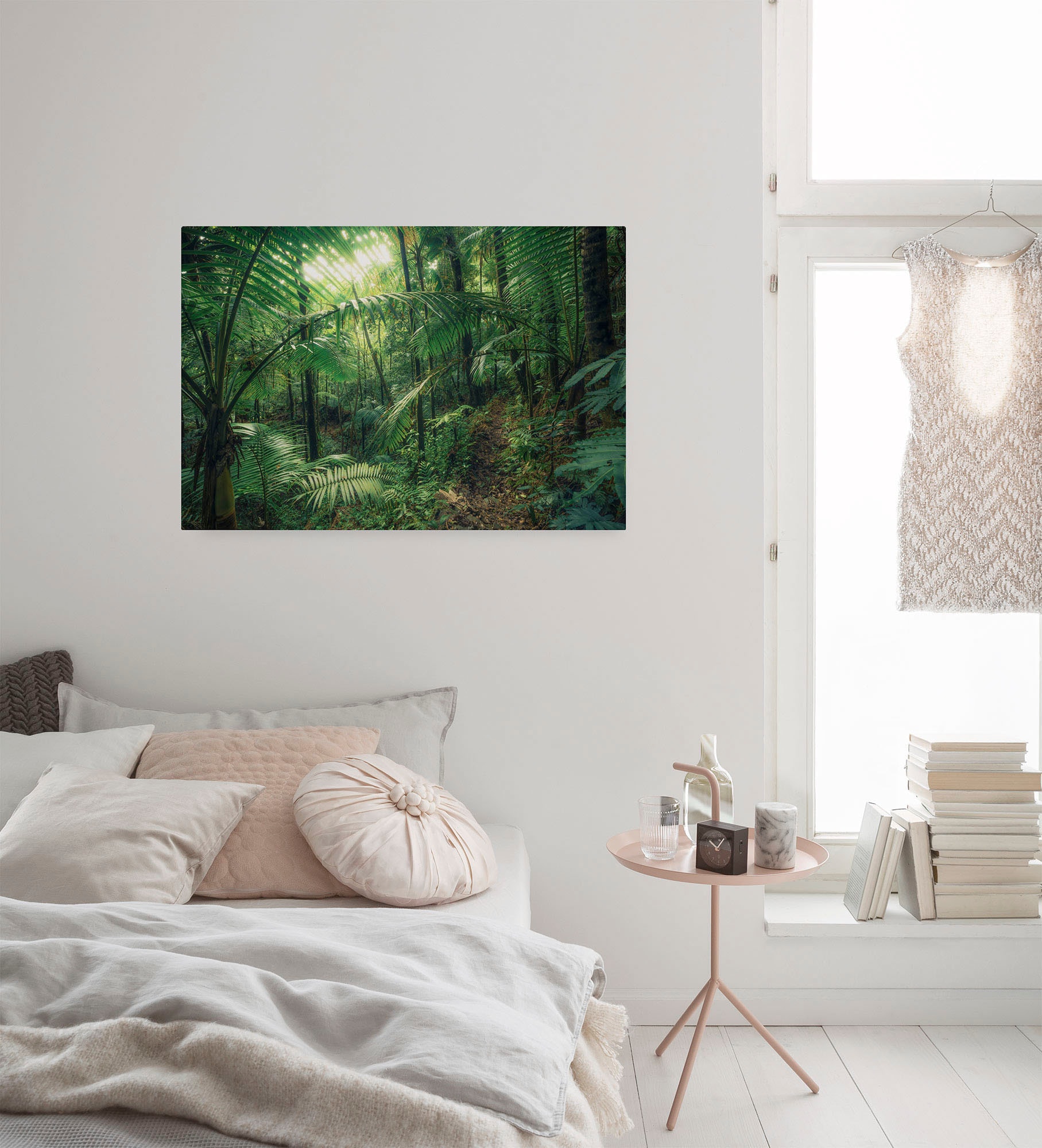 Komar Leinwandbild »Jungleflair«, Baum-Blätter-Natur-Berge-Blumen-Foto-Jahreszeiten-Landschaft-Meer-Strand-Palmen, (1 St.) von Komar