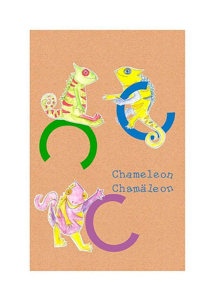 Komar Bild »ABC Animal C«, Buchstaben, (1 St.), Wandbild zur Dekoration - ohne Rahmen Komar Bild »ABC Animal C«, Buchstaben, (1 St.), Wandbild zur Dekoration - ohne Rahmen von Komar