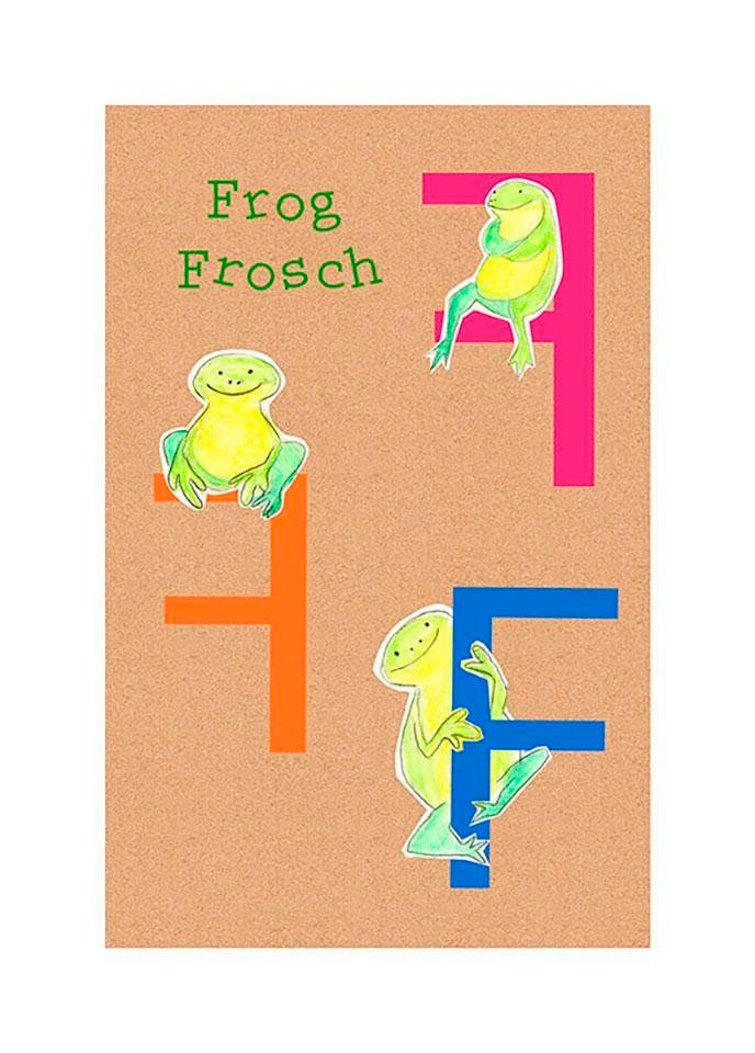 Komar Bild »ABC Animal F«, Buchstaben, (1 St.), Wandbild zur Dekoration - ohne Rahmen Komar Bild »ABC Animal F«, Buchstaben, (1 St.), Wandbild zur Dekoration - ohne Rahmen von Komar