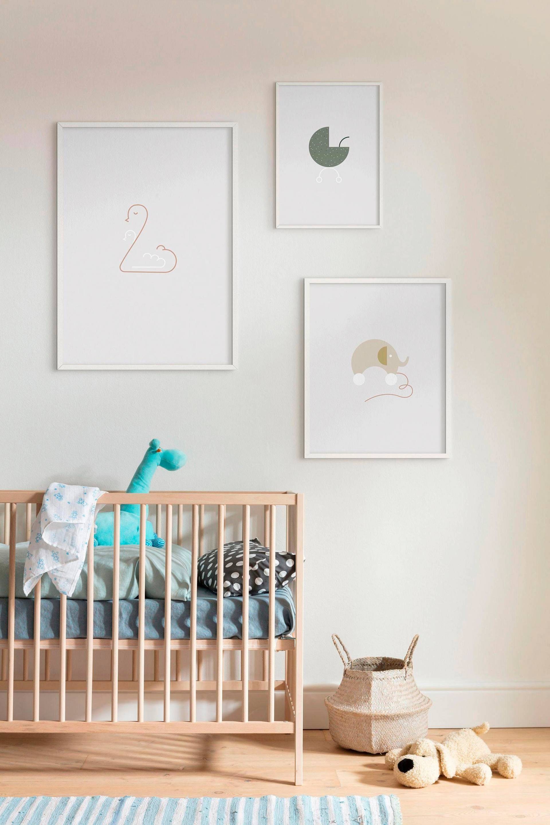 Komar Bild »Baby Welcome«, Tiere, (1 St.), Wandbild zur Dekoration - ohne Rahmen Komar Bild »Baby Welcome«, Tiere, (1 St.), Wandbild zur Dekoration - ohne Rahmen von Komar