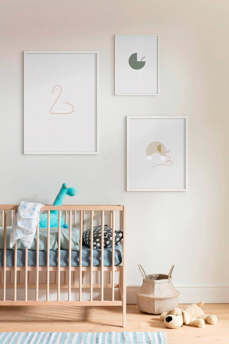 Komar Bild »Baby Welcome«, Tiere, (1 St.), Wandbild zur Dekoration - ohne Rahmen von Komar