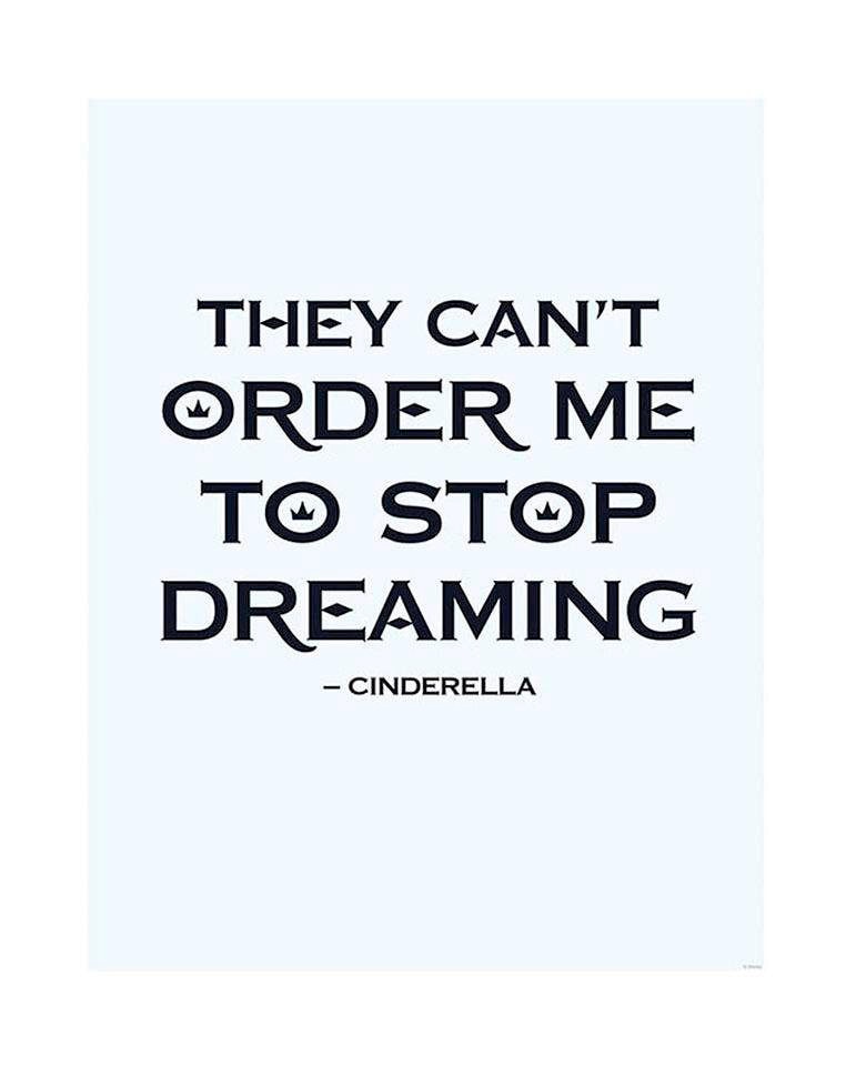Komar Bild »Cinderella Quote«, Disney, (1 St.), Wandbild zur Dekoration im Kinderzimmer - ohne Rahmen Komar Bild »Cinderella Quote«, Disney, (1 St.), Wandbild zur Dekoration im Kinderzimmer - ohne Rahmen von Komar