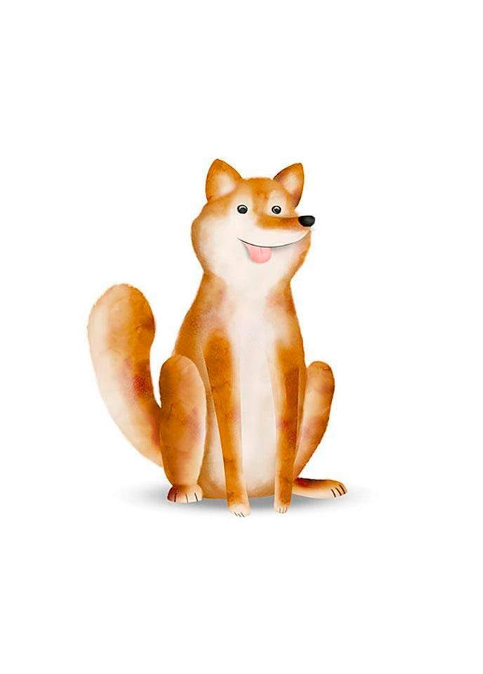 Komar Bild »Cute Animal Dog«, Tiere, (1 St.), Wandbild zur Dekoration - ohne Rahmen Komar Bild »Cute Animal Dog«, Tiere, (1 St.), Wandbild zur Dekoration - ohne Rahmen von Komar