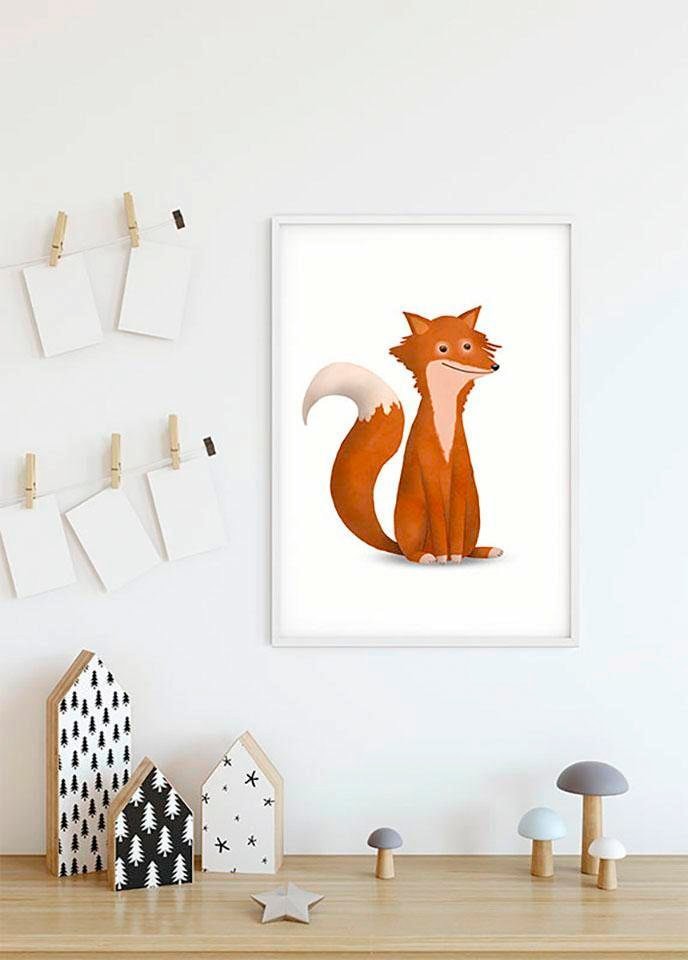 Komar Bild »Cute Animal Fox«, Tiere, (1 St.), Wandbild zur Dekoration - ohne Rahmen Komar Bild »Cute Animal Fox«, Tiere, (1 St.), Wandbild zur Dekoration - ohne Rahmen von Komar