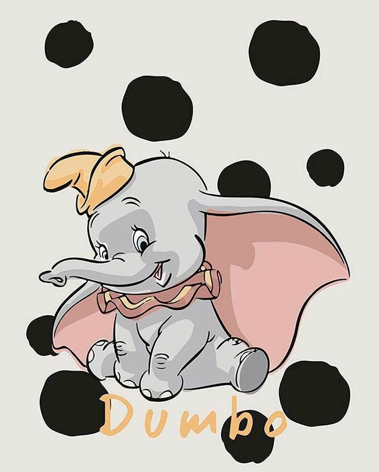 Komar Bild »Dumbo Dots«, Disney, (1 St.), Wandbild zur Dekoration im Kinderzimmer - ohne Rahmen Komar Bild »Dumbo Dots«, Disney, (1 St.), Wandbild zur Dekoration im Kinderzimmer - ohne Rahmen von Komar