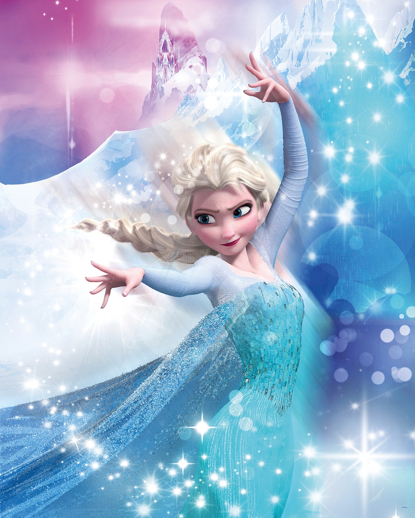 Komar Poster »Frozen 2 Elsa Action«, Disney, (1 St.) von Komar