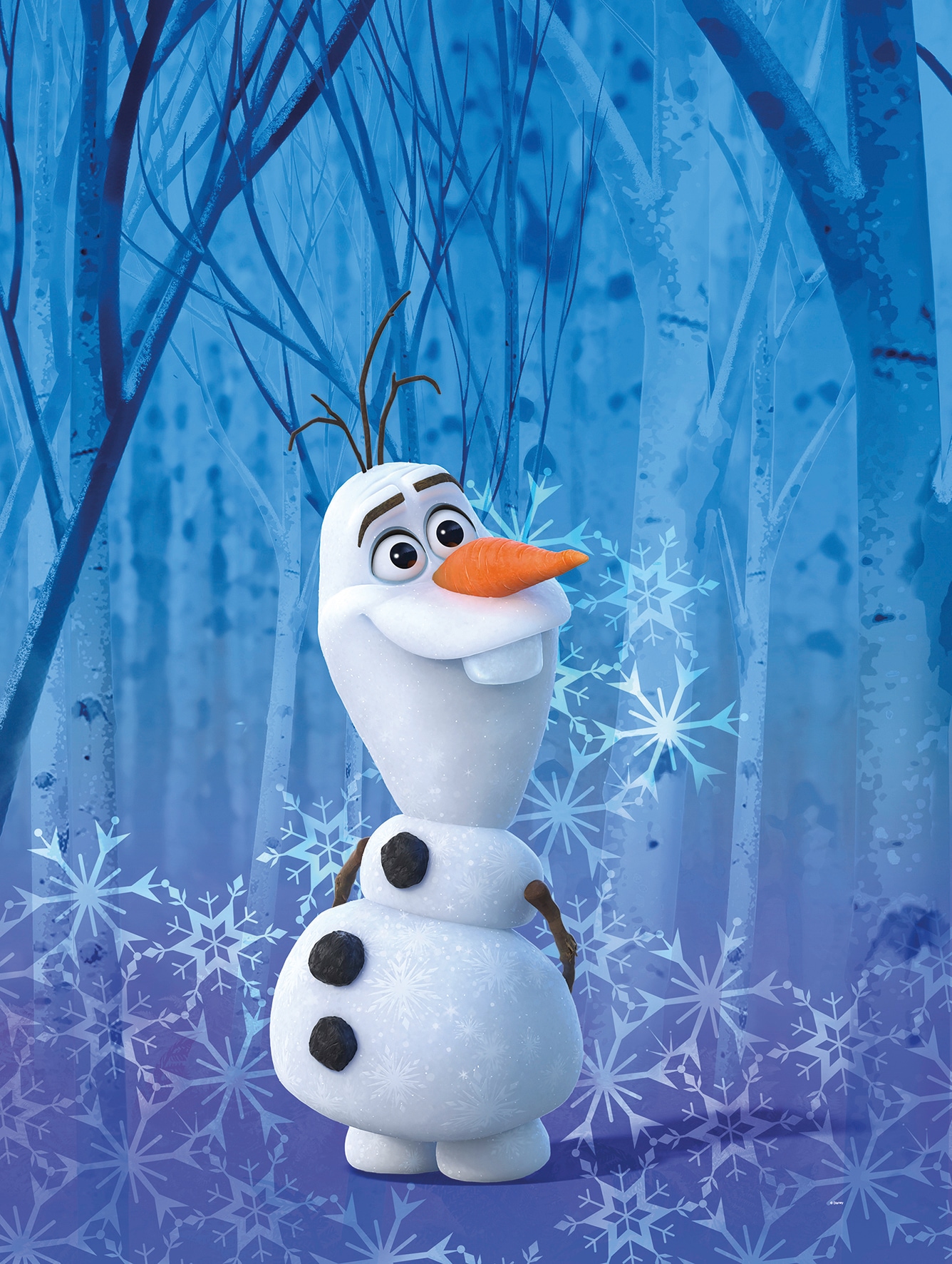Komar Poster »Frozen Olaf Crystal«, Disney, (1 St.) von Komar