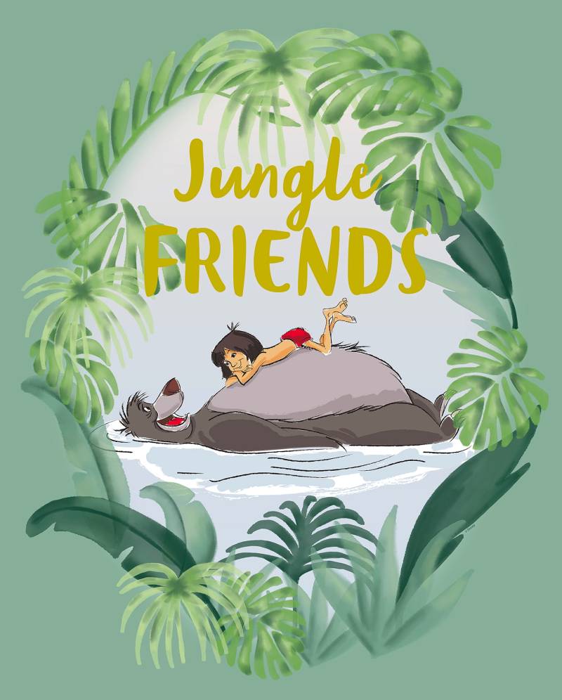 Komar Bild »Jungle Book Friends«, Disney, (1 St.), Wandbild zur Dekoration im Kinderzimmer - ohne Rahmen von Komar