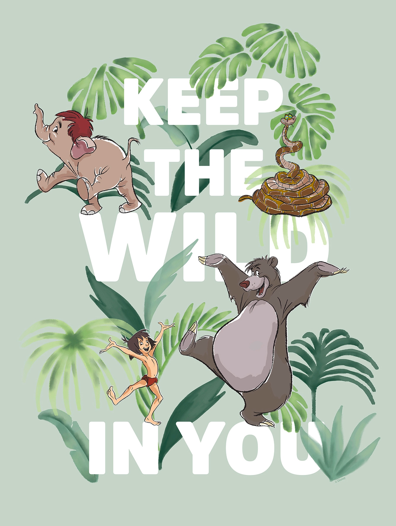 Komar Poster »Jungle Book Keep the Wild«, Disney, (1 St.) von Komar