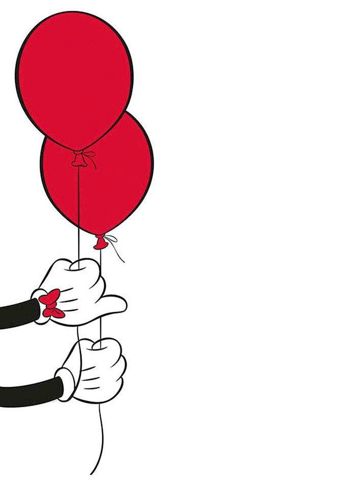 Komar Poster »Mickey Mouse Balloon«, Disney, (1 St.) von Komar