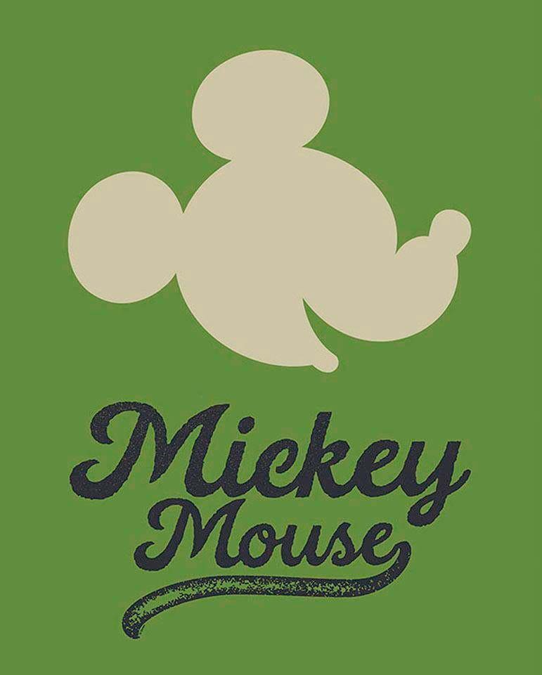 Komar Poster »Mickey Mouse Green Head«, Disney, (1 St.) von Komar