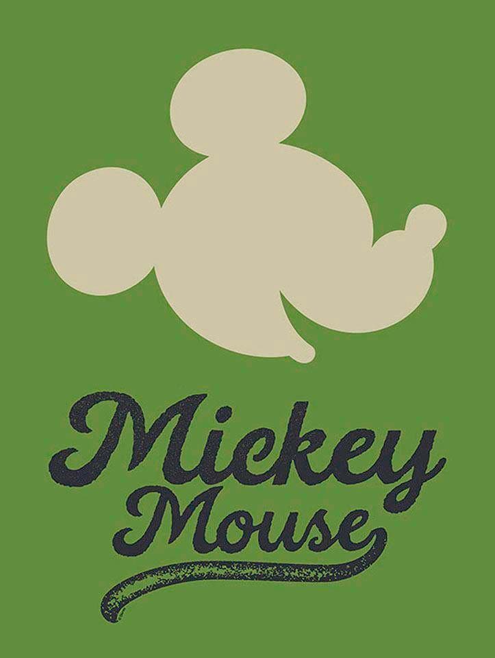 Komar Poster »Mickey Mouse Green Head«, Disney, (1 St.) von Komar