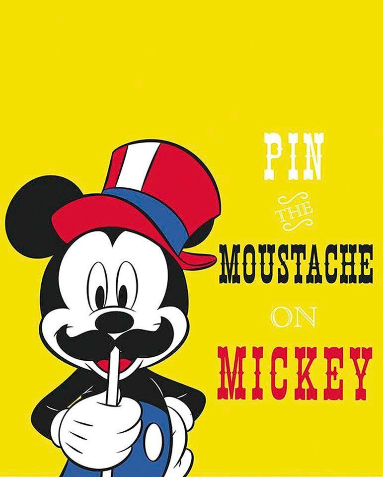 Komar Bild »Mickey Mouse Moustache«, Disney, (1 St.), Wandbild zur Dekoration im Kinderzimmer - ohne Rahmen Komar Bild »Mickey Mouse Moustache«, Disney, (1 St.), Wandbild zur Dekoration im Kinderzimmer - ohne Rahmen von Komar