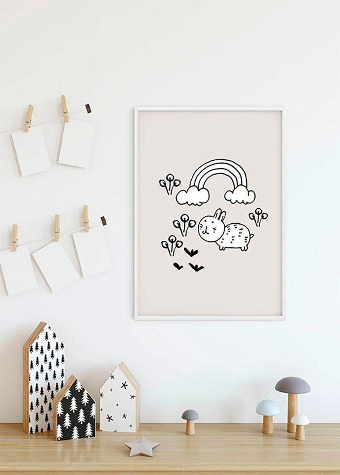Komar Bild »Scribble Bunny«, Tiere, (1 St.), Wandbild zur Dekoration - ohne Rahmen Komar Bild »Scribble Bunny«, Tiere, (1 St.), Wandbild zur Dekoration - ohne Rahmen von Komar