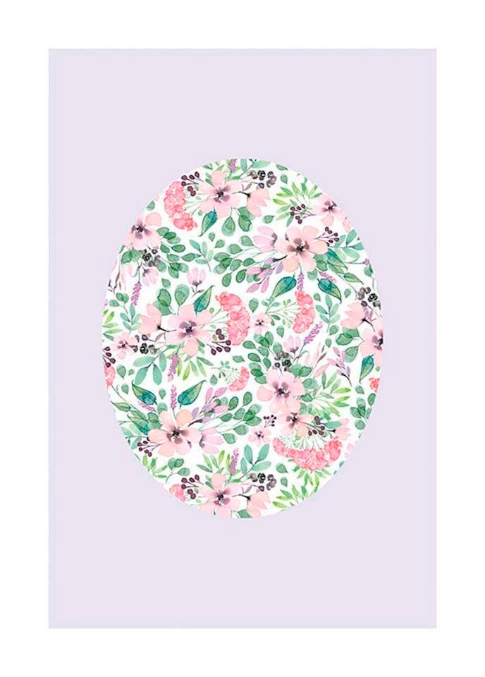 Komar Bild »Shelly Patterns Lavender«, Blumen, (1 St.), Wandbild zur Dekoration - ohne Rahmen Komar Bild »Shelly Patterns Lavender«, Blumen, (1 St.), Wandbild zur Dekoration - ohne Rahmen von Komar