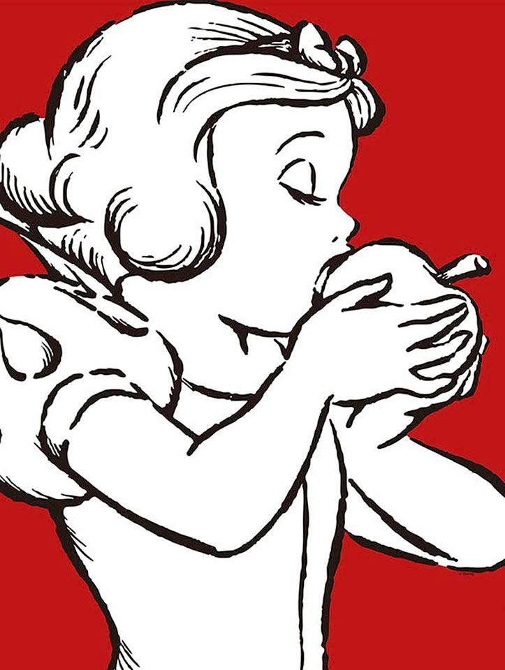 Komar Bild »Snow White Apple Bite - red«, Disney, (1 St.), Wandbild zur Dekoration im Kinderzimmer - ohne Rahmen Komar Bild »Snow White Apple Bite - red«, Disney, (1 St.), Wandbild zur Dekoration im Kinderzimmer - ohne Rahmen von Komar