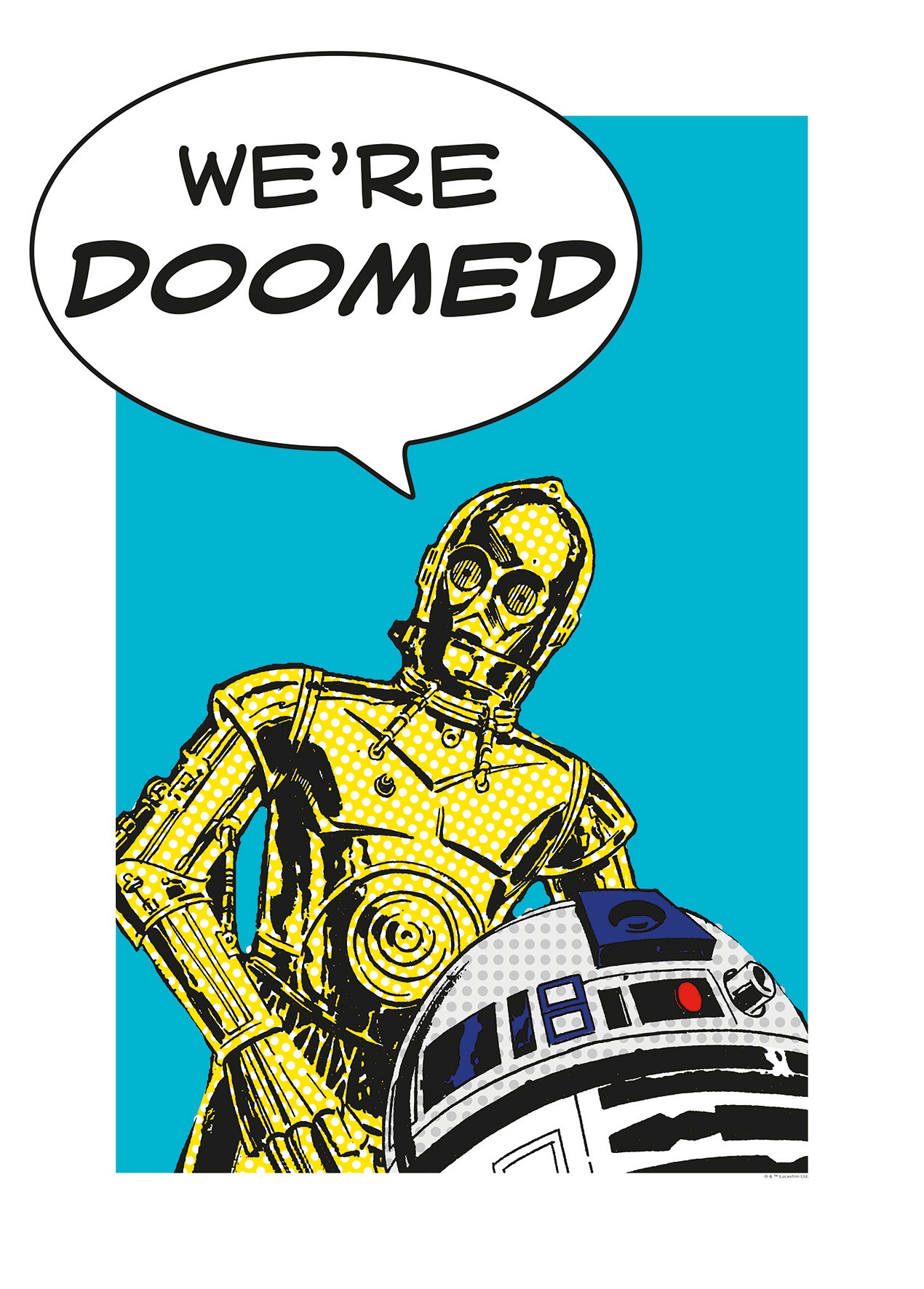 Komar Bild »Star Wars Classic Comic Quote Droids«, Star Wars, (1 St.), Wandbild zur Dekoration im Kinderzimmer - ohne Rahmen Komar Bild »Star Wars Classic Comic Quote Droids«, Star Wars, (1 St.), Wandbild zur Dekoration im Kinderzimmer - ohne Rahmen von Komar