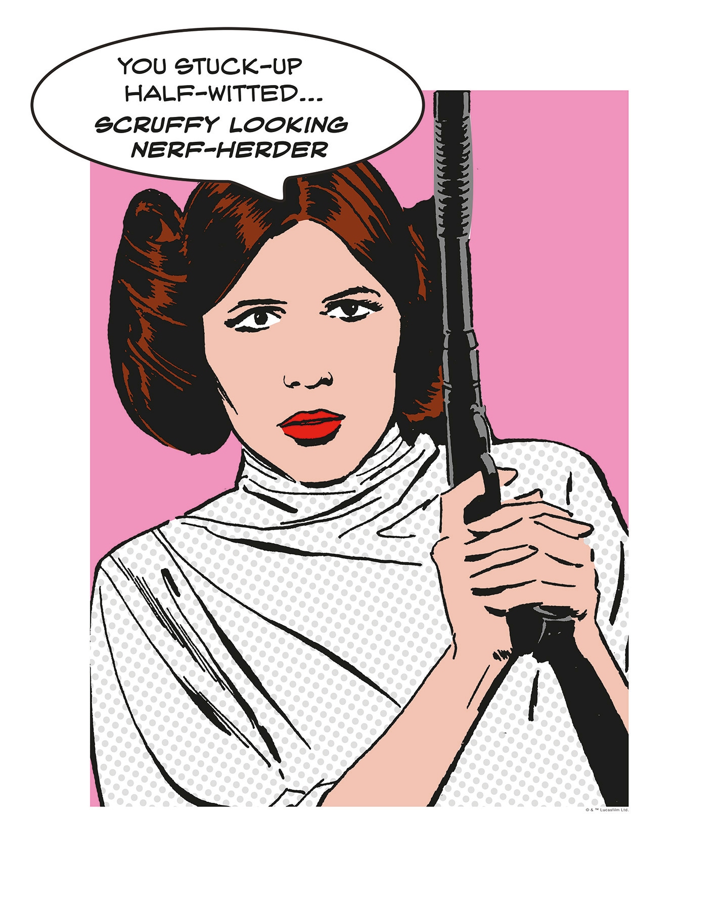 Komar Bild »Star Wars Classic Comic Quote Leia«, Star Wars, (1 St.), Wandbild zur Dekoration im Kinderzimmer - ohne Rahmen Komar Bild »Star Wars Classic Comic Quote Leia«, Star Wars, (1 St.), Wandbild zur Dekoration im Kinderzimmer - ohne Rahmen von Komar
